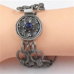 Triple Strand Silver Chain Bracelet - VP's Jewelry  