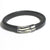 Unisex Black Leather Bracelet Regaliz Leather Bracelet - VP's Jewelry