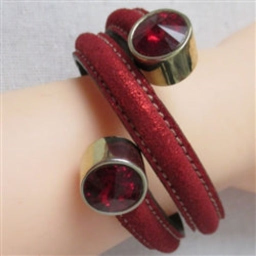 Buy Leather Cuff Bracelet One size fits all