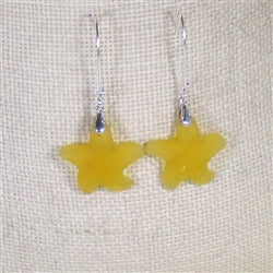 Gold Sea Glass Starfish Earrings - VP's Jewelry