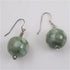 Kazuri Fair Trade Bead Green Earrings - VP's Jewelry