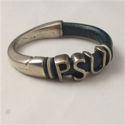 PSU College Leather Bracelet - VP's Jewelry