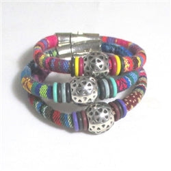 Trio Of Bracelets Cotton Cord Vegan - VP's Jewelry