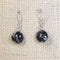 Black and White Zebra Jasper Earrings