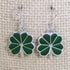 Four Leaf Clover Green Earrings - VP's Jewelry