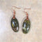 Best Buy Ocean jasper designer cut copper earrings