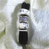 Handmade Black & White Metallic Cord Bracelet - VP's Jewelry 