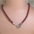 Brown Braided Leather Necklace for a Man - VP's Jewelry