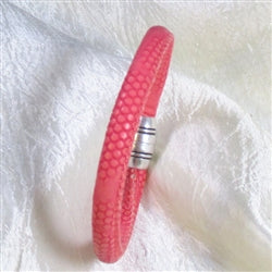 Pink Leather Cord Bracelet - VP's Jewelry