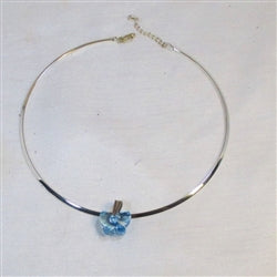 Blue Crystal Butterfly Pendant Necklace - VP's Jewelry