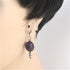 Buy classic amethyst earring with sterling teardrop finals
