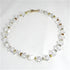 Buy Rock crystal quartz cube necklace gold clasp