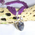 Boulder Opal Pendant on Fuchsia Necklace - VP's Jewelry