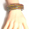 Three Row Leather Bange Bracelet - VP's Jewelry