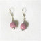 Delicate Pink Kazuri Earrings - VP's Jewelry