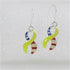 Support our troops awareness ribbon charm earrings