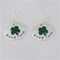 Good Luck Green Four Leaf Clover Earrings - VP's Jewelry