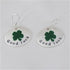 Good Luck Green Four Leaf Clover Earrings - VP's Jewelry