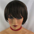 Red Leather Choker Necklace in Wide Real Soft Supple Leather - VP's Jewelry