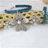 Designer Jewelry Set Turquoise Leather Choker Daisy Accents