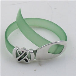 Green Awareness Bracelet Buckle Clasp Unisex - VP's Jewelry