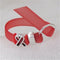 Red Awareness Ribbon Bracelet Buckle Clasp Soft Vinyl Cord - VP's Jewelry