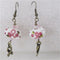 Buy handmade pink awareness bead earrings