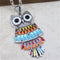 Fun Colorful Hoot Owl Pendant on Aluminum Chain Necklace - VP's Jewelry