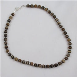 Unisex Tibetan Brown Agate Necklace - VP's Jewelry