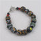 Black Handmade Beaded Bracelet African Trade Beads - VP's Jewelry