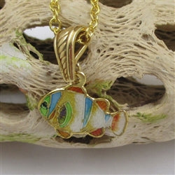Child's Colorful Fish Pendant Necklace - VP's Jewelry