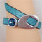 Turquoise Leather Bracelet Buckle Clasp - VP's Jewelry