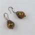 Sunset & Gold Kazuri Teardrop Handmade Earrings - VP's Jewelry  