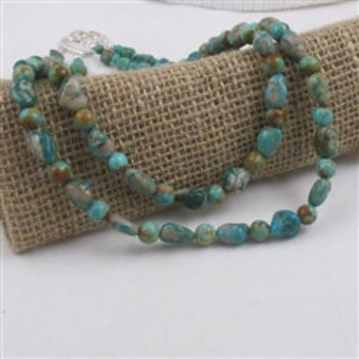 Classic  turquoise nugget necklace