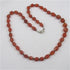 Carnelian nugget  long necklace