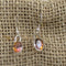 Topaz gemstone drop earrings