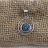 Blue Crystal & Silver Pendant Necklace - VP's Jewelry