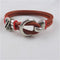 Orange Awareness Leather Bracelet - VP's Jewelry