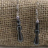 Classic black hematite gemstone drop earring