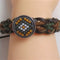 Brown Leather & Paracord Braided Bracelet Unisex - VP's Jewelry