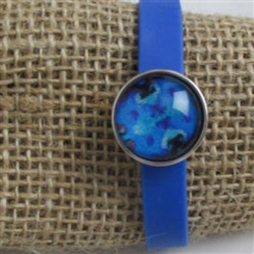 Cute Child's Blue Vinyl Bracelet - VP's Jewelry