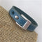 Man's Turquoise Leather Bracelet with Buckle Clasp - VP's Jewelry