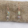 Classic aqua jasper gemstone earring