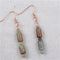 Buy aqua jasper gemstone earring