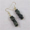 Tree Agate Gemstone Gold Earrings - VP's Jewelry