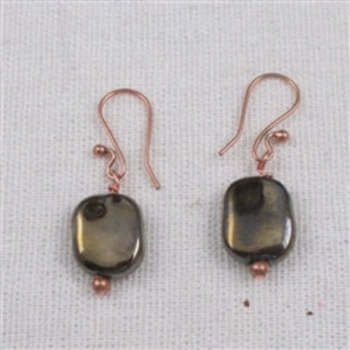 Handmade Earrings Unique Black Kazuri Bead Earrings - VP's Jewelry  