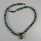 Southwestern Turquoise Bead Pendant Necklace - VP's Jewelry