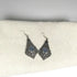 Blue Crystal & Antique Silver Tear Drop Earrings - VP's Jewelry