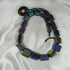 Chunky Blue Quartz Bead Necklace Big Bold Look - VP's Jewelry