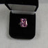 Pink CZ Ring Big Bold Look Size 8